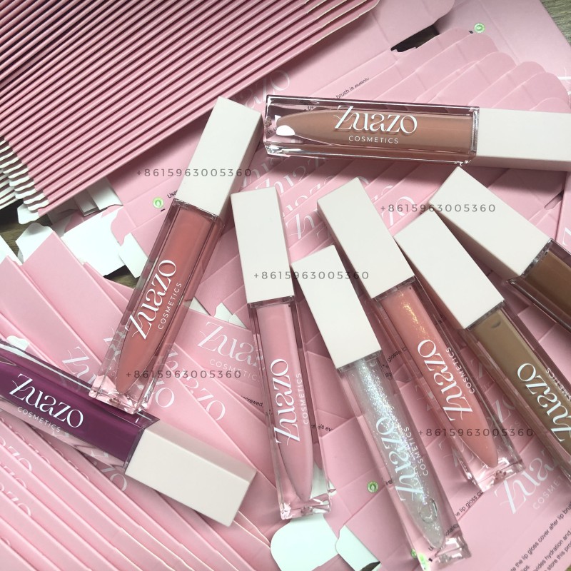 Lip Gloss Vendor Factory - Soft Pink Custom Brand Hydrating High Pigment