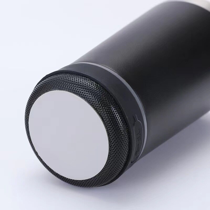 Bluetooth Music Speaker Tumbler Manufacturer - Promotional Gift Rechargeable 16oz Stainless Steel Insulated Smart with Bottle Opener