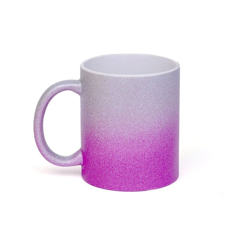 Ceramic Coffee Cup Manufacturer - Promotional Gift Custom Logo 11 oz Gradient Ombre Sublimation for Breakfast Milk Tea