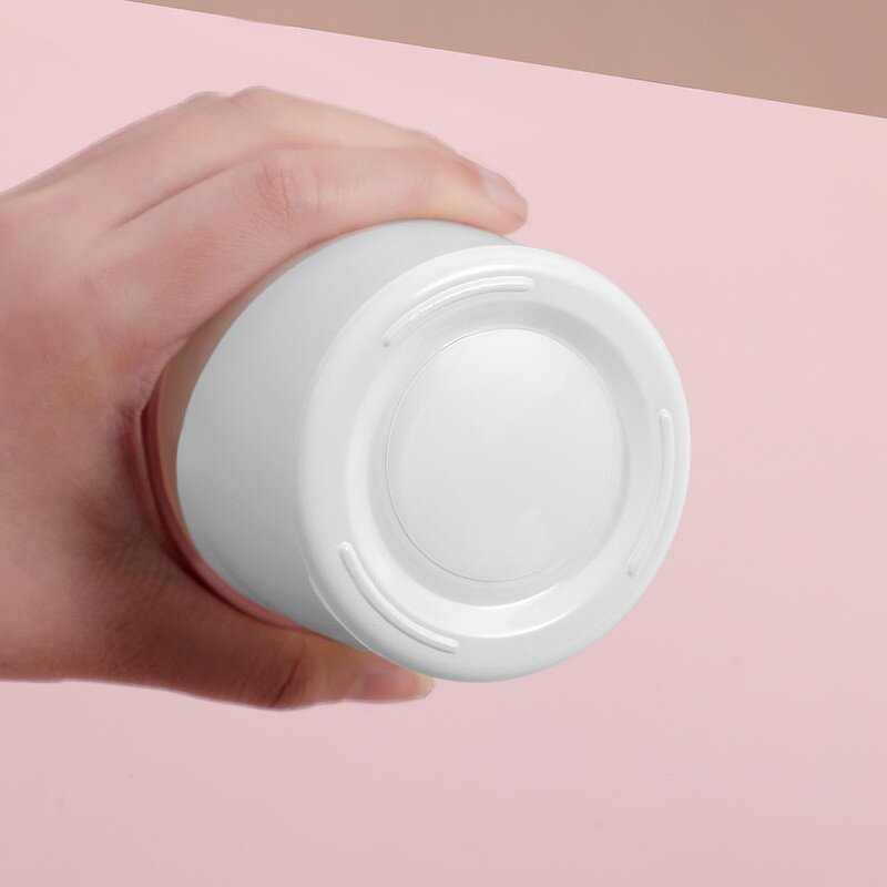 Glass Water Bottle Manufacturer - Cute Bear Design Transparent Leak-Proof with Lid Straw for Coffee Milk Tea Portable