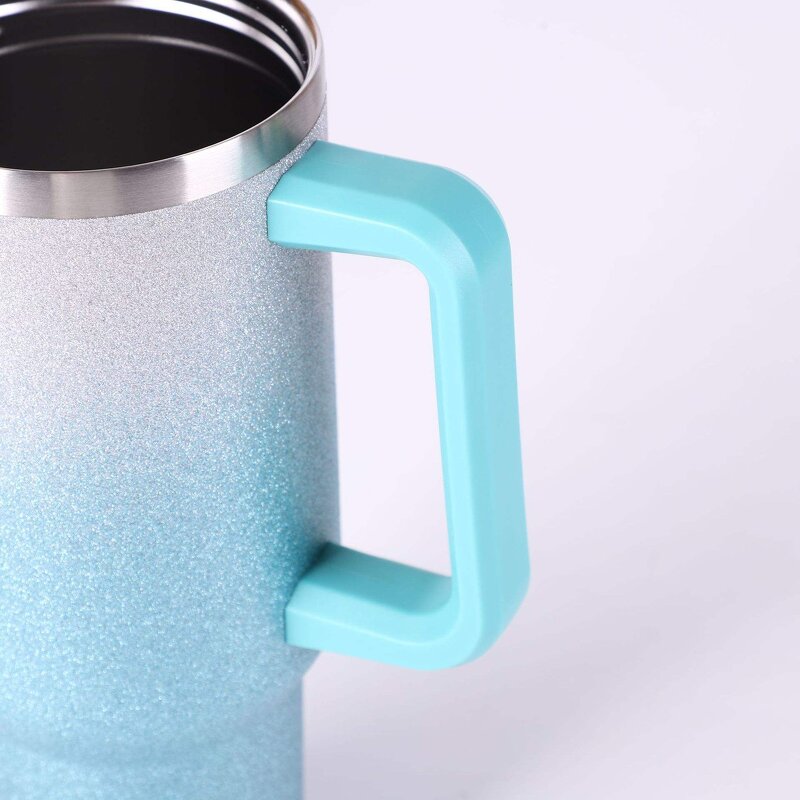 Tumbler Cup Manufacturer - Christmas Gift 40oz Double Wall Vacuum Insulated Stainless Steel with Handle Lid Straw