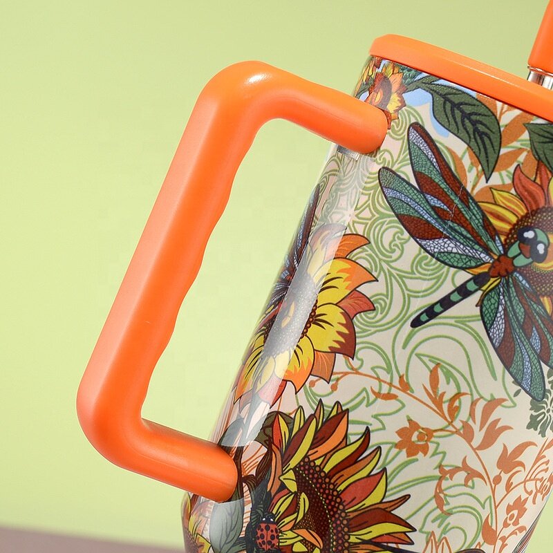 Tumbler Manufacturer - Wholesale Bulk Gift Mothers Upgraded 40oz Floral Stainless Steel Double Wall Vacuum Leak-Proof BPA Free