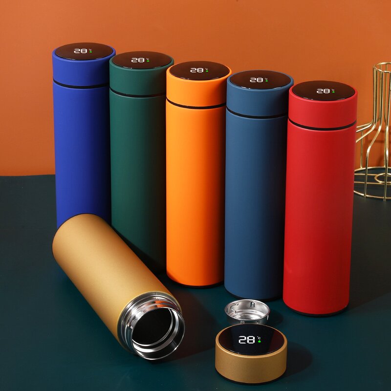 Smart Thermos Manufacturer - Business Gifts H3.0 17oz Stainless Steel Led Digital Temperature Display Vacuum with Sensor