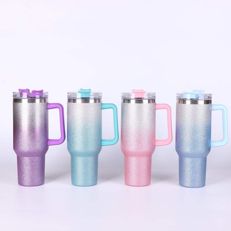 Insulated Tumbler Manufacturer - Stainless Steel Double Wall Vacuum with Straw 40oz 6-12 Hours Thermal BPA Free Portable