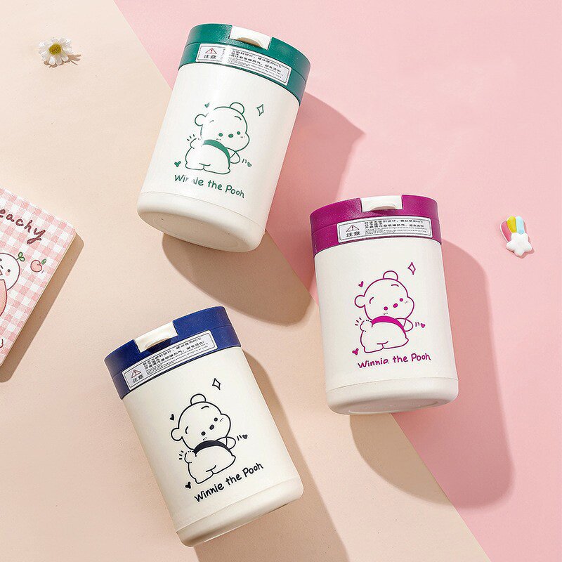 Teddy Bear Glass Cups Manufacturer - Wholesale Baptism Giveaway Gifts 400ml Green Double Wall with Lids Straw Direct Drinking Eco-Friendly