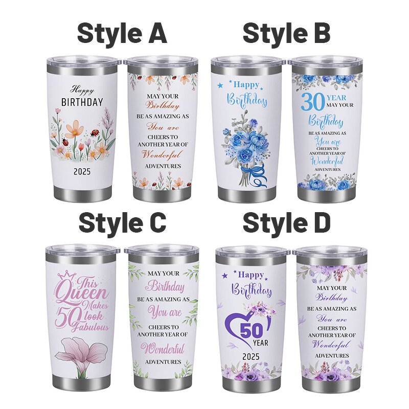 Tumbler Manufacturer - Personalized Birthday Return Gift 20 Ounce BPA Free Stainless Steel Double Wall Vacuum Insulated