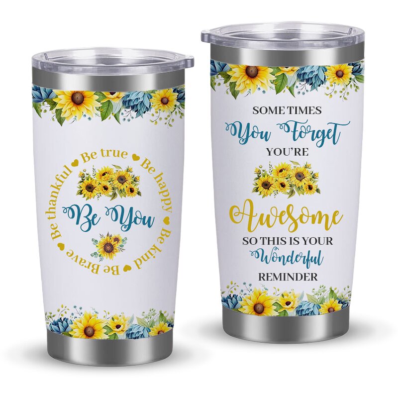 Coffee Mug Tumbler Manufacturer - Custom Religious Christian Inspirational Gift 20oz Stainless Steel Leak-Proof Vacuum Travel