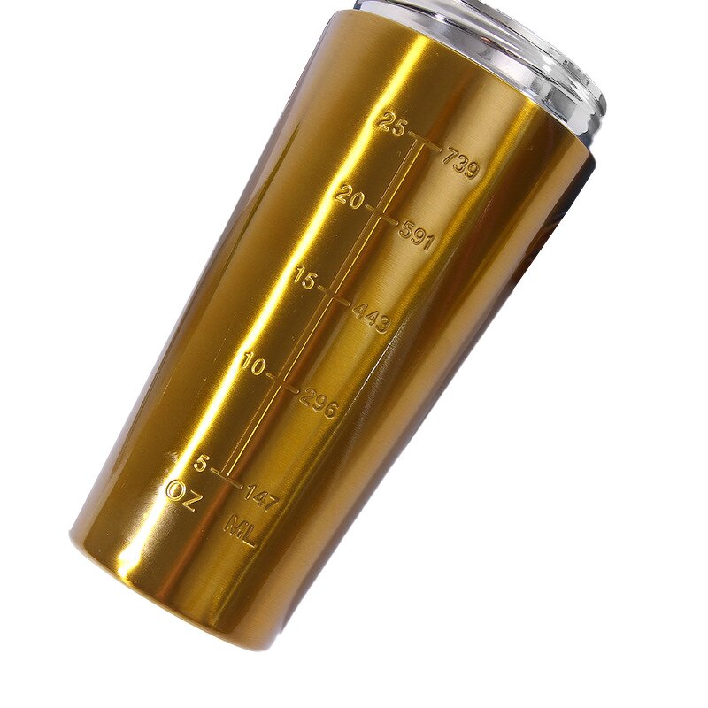 Gym Shaker Bottle Manufacturer - Custom Logo Blank 500ml 17oz Blue Stainless Steel for Adults' Coffee Protein Supplements