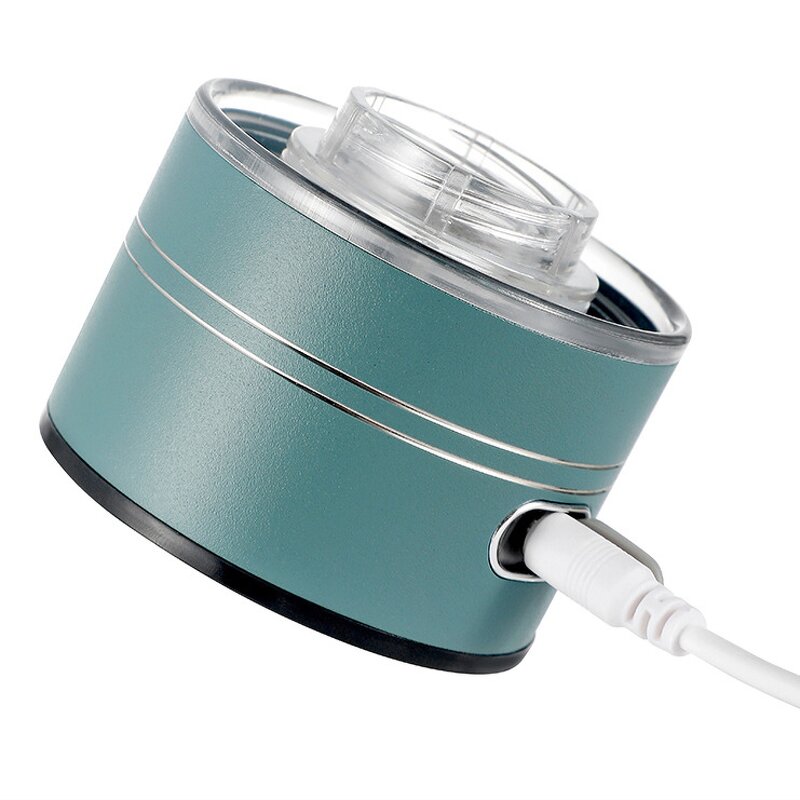 Hydrogen Rich Water Bottle Manufacturer - Corporate Gift 2-in-1 Green 14oz Anti-Aging Ionized SPE PEM 5000 Ppb Eco-Friendly Stainless Steel