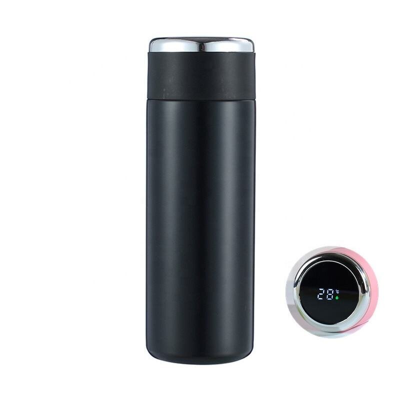 Smart Water Bottle Manufacturer - Led Temperature Display 400ml Stainless Steel Vacuum Sport Thermal