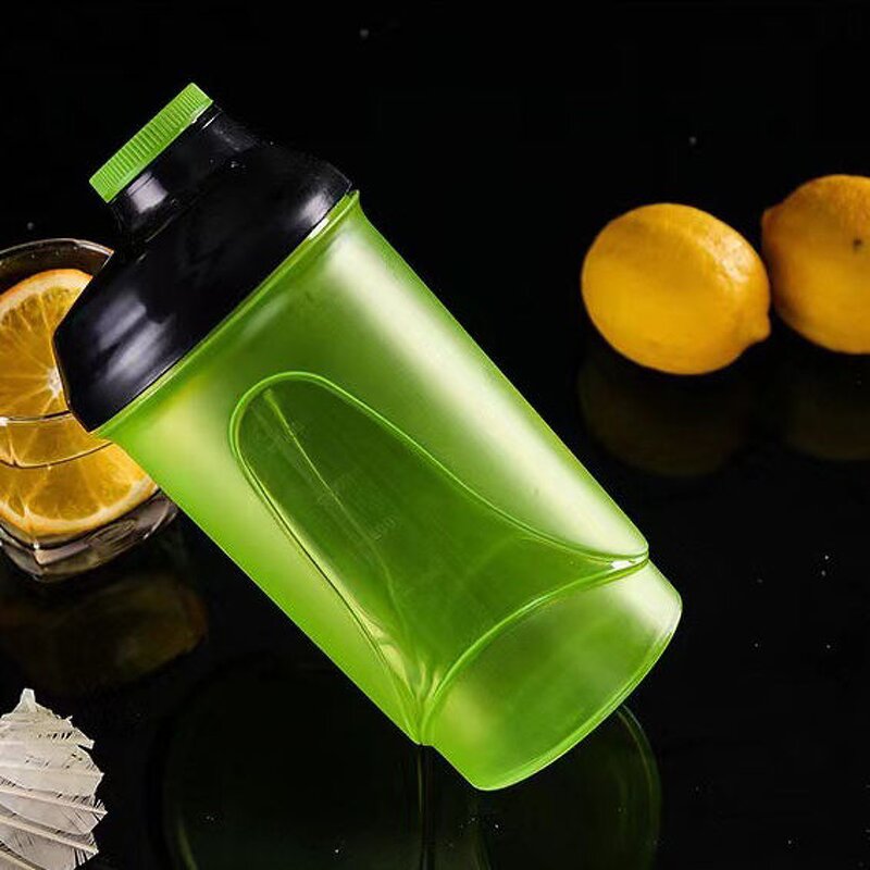 Gym Protein Shaker Bottle Manufacturer - 2024 Insulated 500ml Stainless Steel Cup Mixer Outdoor Sports Made of PP Material