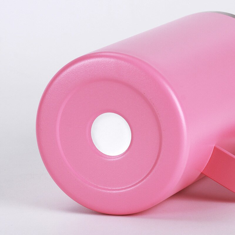 Travel Coffee Mug Manufacturer - Gift Item for Small Business 24oz Yellow Double Wall Vacuum Insulated Stainless Steel with Handle Lid