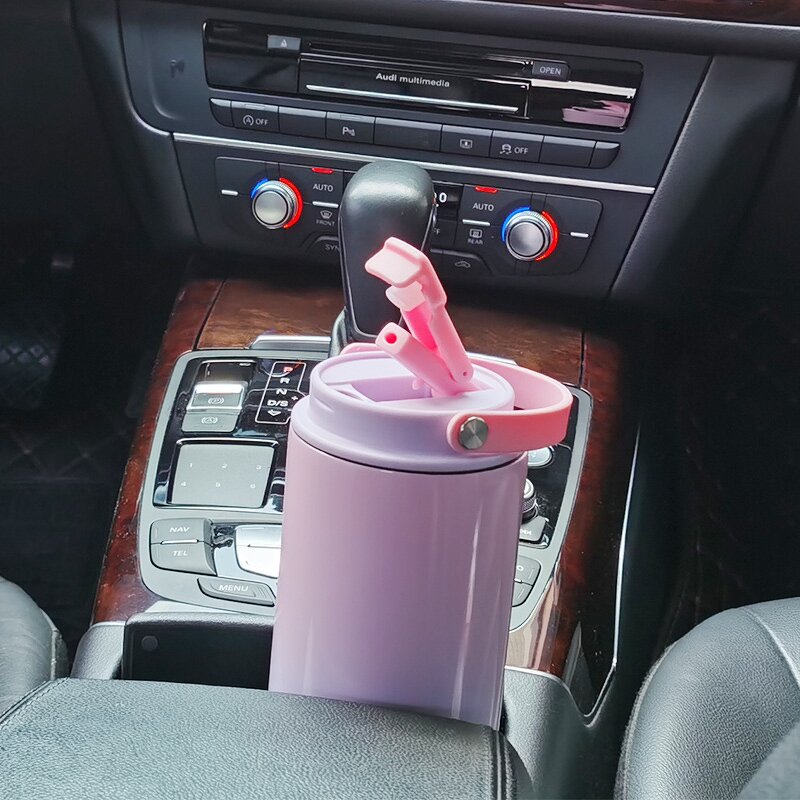 Travel Coffee Tumbler Manufacturer - Custom Print Eco-Friendly Stainless Steel Outdoor Portable 30oz Gradient with Straw Handle