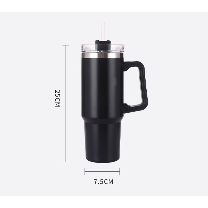 Coffee Cup Tumbler Manufacturer - Birthday Gift for Girls 40 Oz Leak-Proof Double Wall Hot Pink Stainless Steel Vacuum Travel with Straw