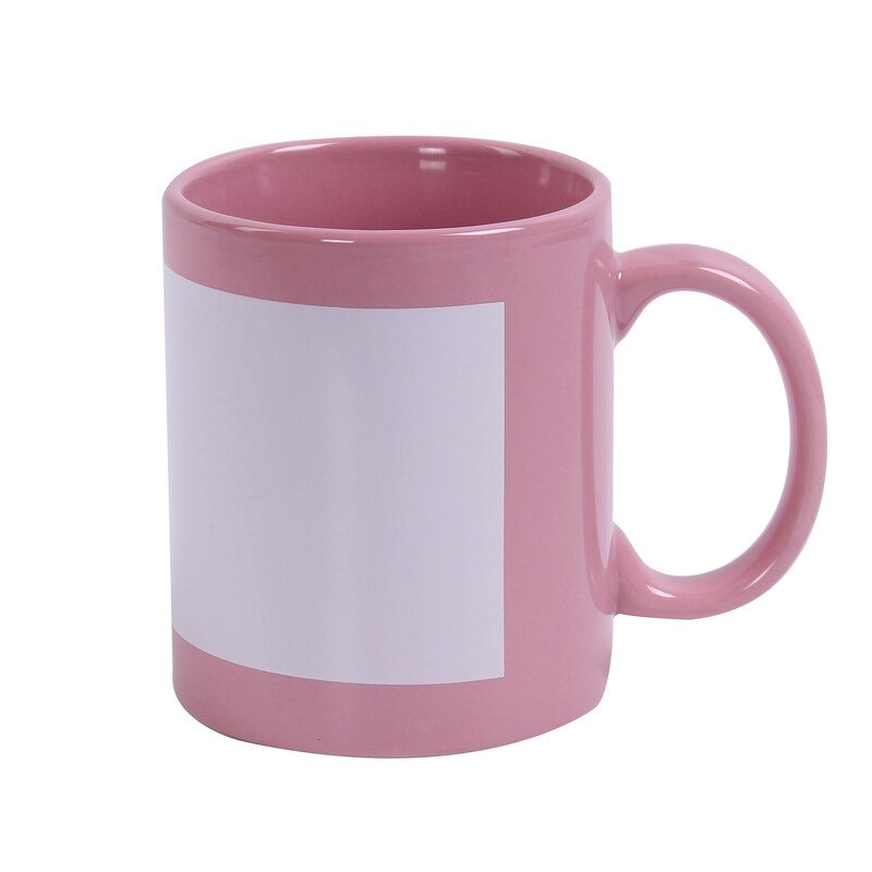 Ceramic Milk Coffee Cup Manufacturer - Customized 11oz DIY Blank White Glow in Dark Luminous Sublimation with Handle