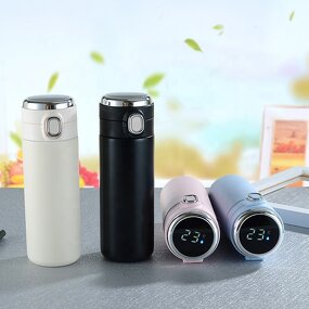 Smart Thermos Manufacturer - Custom Vacuum Intelligent Water Bottle 420ML LED with Temperature Display
