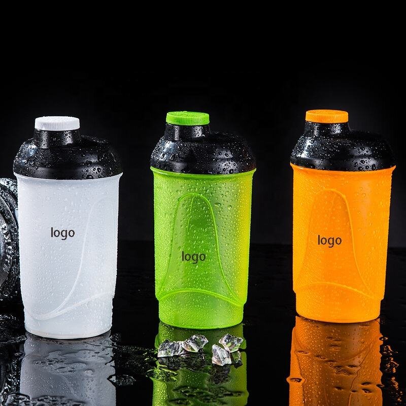 Gym Protein Shaker Bottle Manufacturer - 2024 Insulated 500ml Stainless Steel Cup Mixer Outdoor Sports Made of PP Material