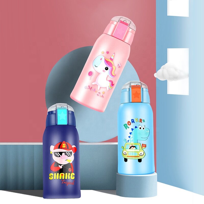 Smart Water Bottle Manufacturer - Digital 500ml Heat Thermal Stainless Steel Thermos for Children Kids
