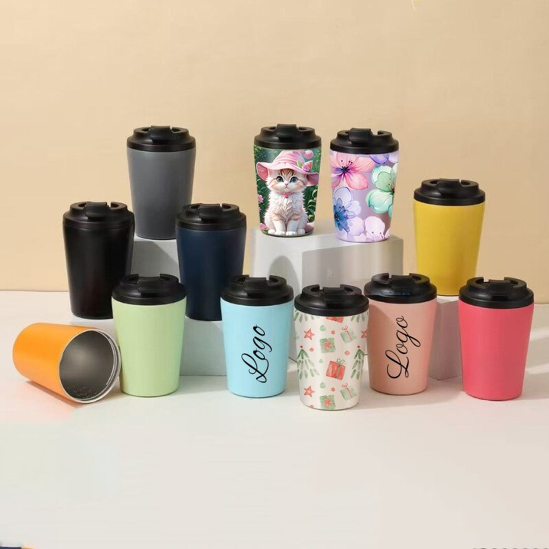 Coffee Tumbler Manufacturer - Customized 12oz Blue Mini Travel Stainless Steel Insulated Leak-proof Gift