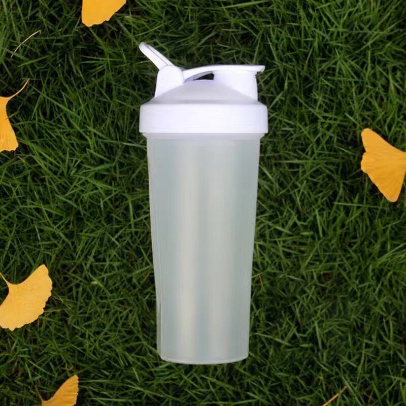 Protein Shaker Tumbler Manufacturer - Marketing Promotion Gift 600ml White Bpa Free Plastic Sport Workout Gym with Custom Logo