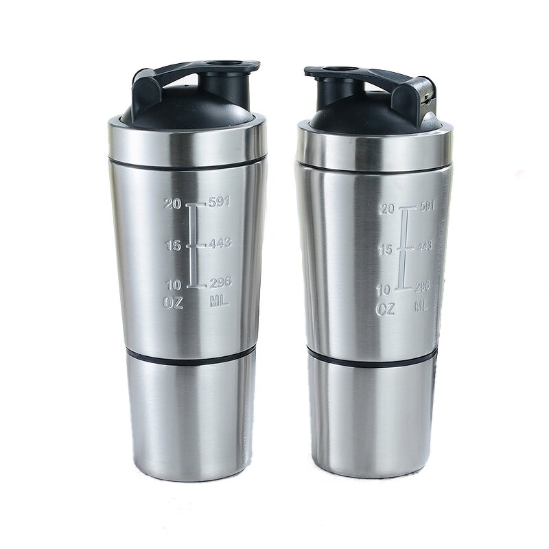 Protein Mixer Shaker Tumbler Manufacturer - New Arrival 17oz Stainless Steel Sports Bpa Free Vortex with Logo
