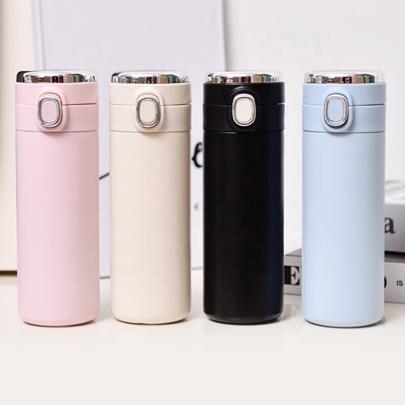 Smart Water Bottle Manufacturer - 420ml LED Temperature Display Metal Insulation Stainless Steel Intelligent Vacuum Flask