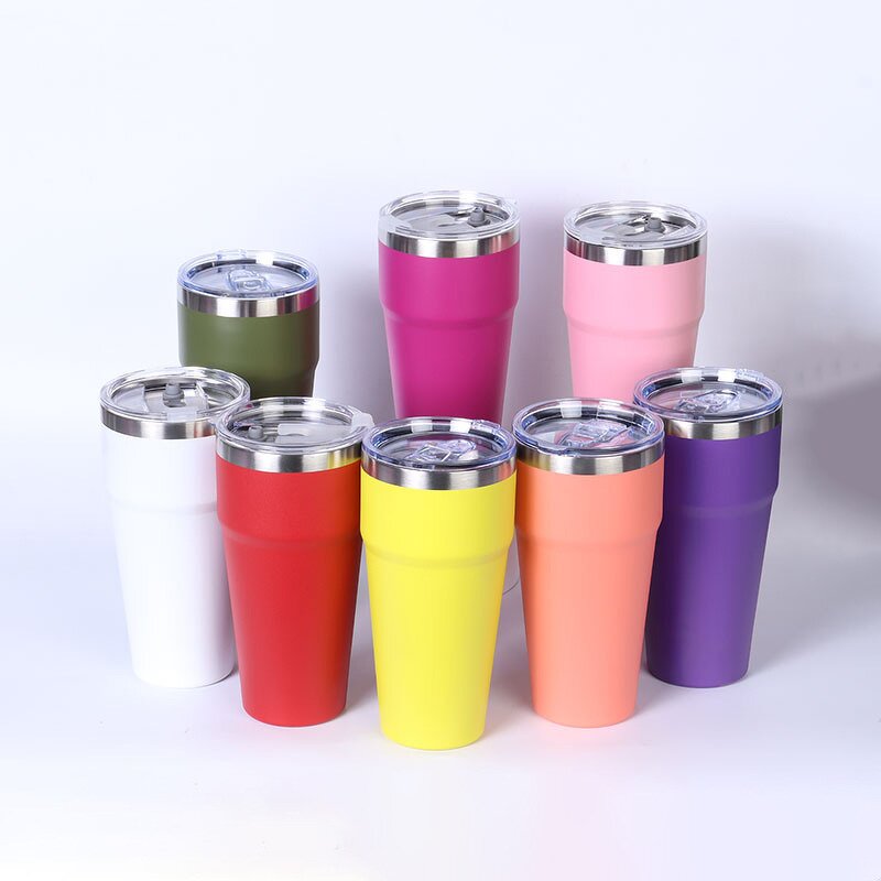 Vacuum Thermos Ice Cup Manufacturer - Custom Logo Stainless Steel Double Wall Car Portable Coffee with Pack Flask