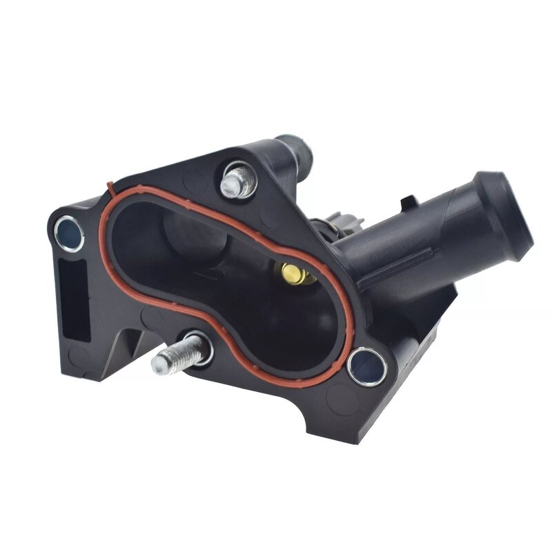 Engine Thermostat Manufacturer - DONPINS New for 2011-17 Ford Fiesta Coolant Water Outlet Housing 7M5G8K556AC BE8Z8K556A