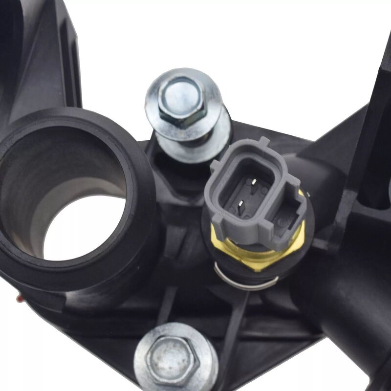 Engine Thermostat Manufacturer - DONPINS New for 2011-17 Ford Fiesta Coolant Water Outlet Housing 7M5G8K556AC BE8Z8K556A