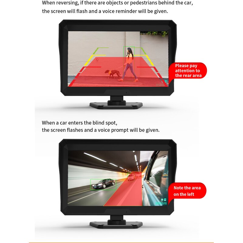 Car DVR Monitor Manufacturer - 10.1 Inch Touch 4CH AHD Recorder Vehicle Night Vision Mini Camera With Audio Card Recording