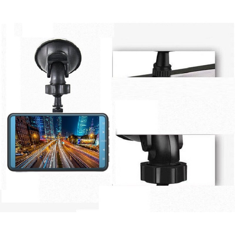 Car Camera DVR Manufacturer - 4.0 Inch IPS Touch Dual Lens Auto Camcorder 24H Parking Video Dash Cam Full HD 1080p Black Box