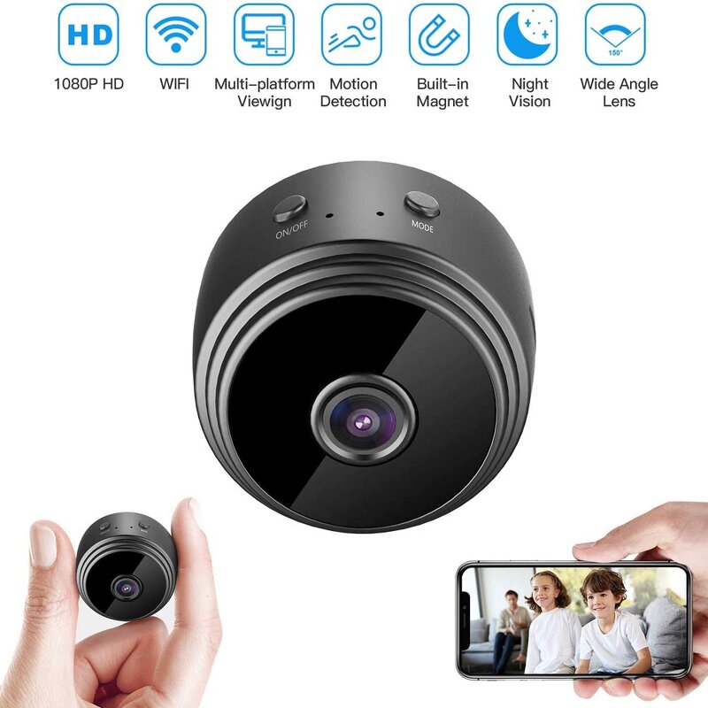 Micro Wireless Camera Manufacturer - A9 Mini Outdoor 1080P Ip HD Motion Detection Security Video Surveillance Wifi Remote View