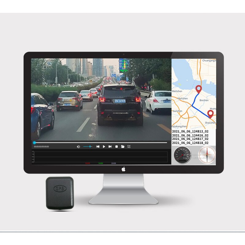 Car DVR Mirror Camera Manufacturer - 4K Rear View GPS WiFi Rear Camera Dash Cam Video Registrar Parking Monitor Radar Speed Warning