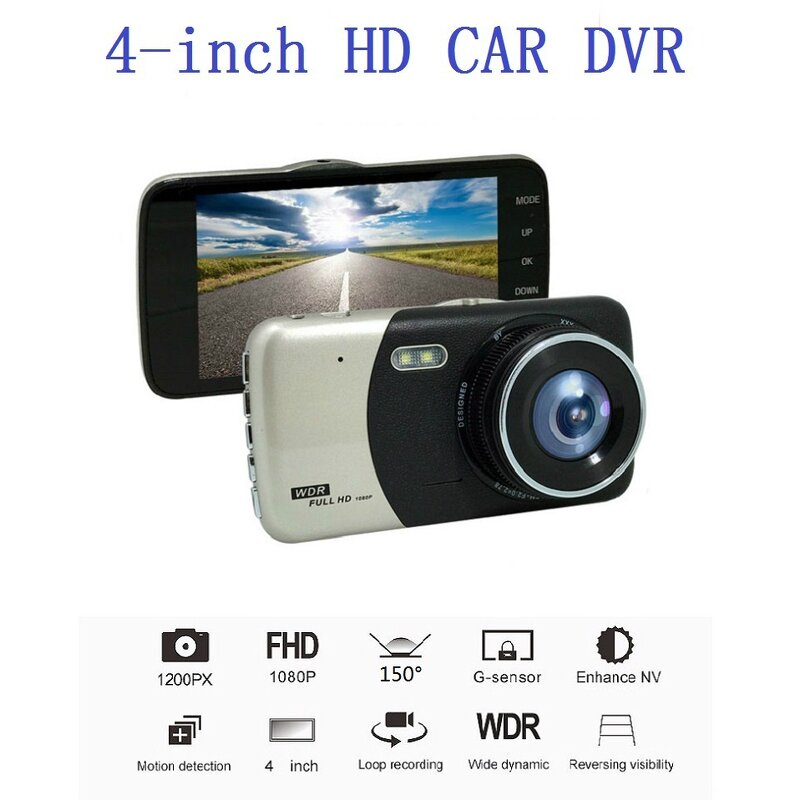 Dashcam Manufacturer - Dual Lens Car Dvr Charger Accessories Sticker Battery IPS Sensor Card CPU Video Parking Loop