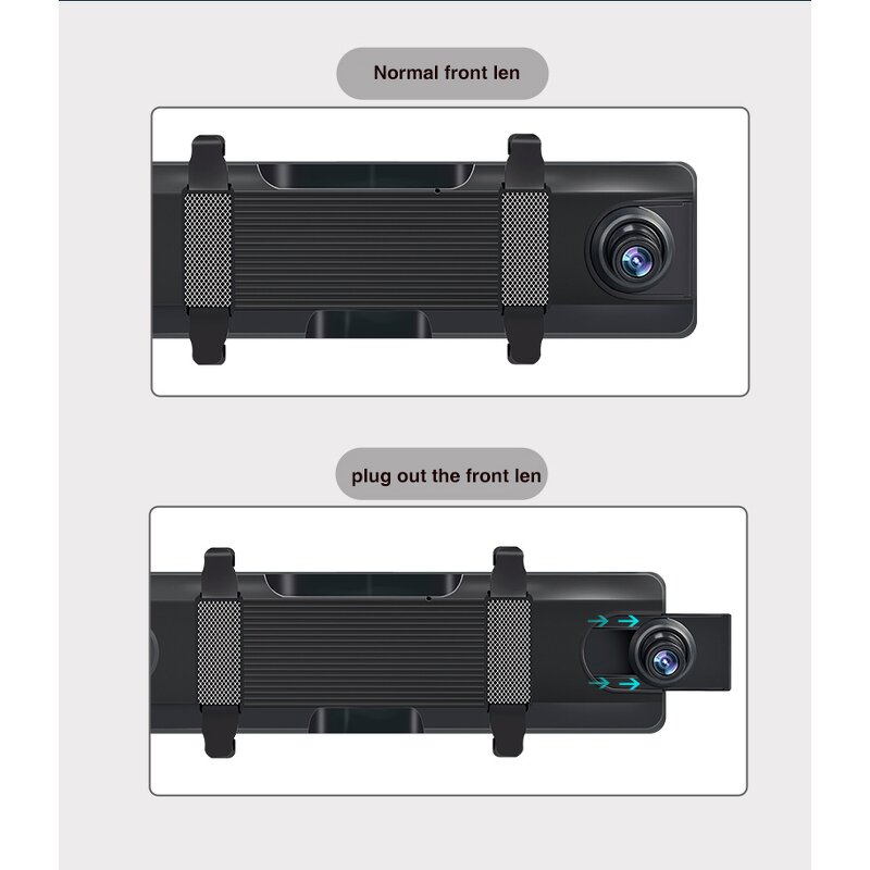 Car DVR Mirror Camera Manufacturer - 4K Rear View GPS WiFi Rear Camera Dash Cam Video Registrar Parking Monitor Radar Speed Warning