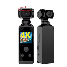 Action Camera Manufacturer - Wifi Mini 4K HD 1080P Waterproof Pocket Camcorder 1.3 Inch LCD 270 Degrees Rotatable Motion