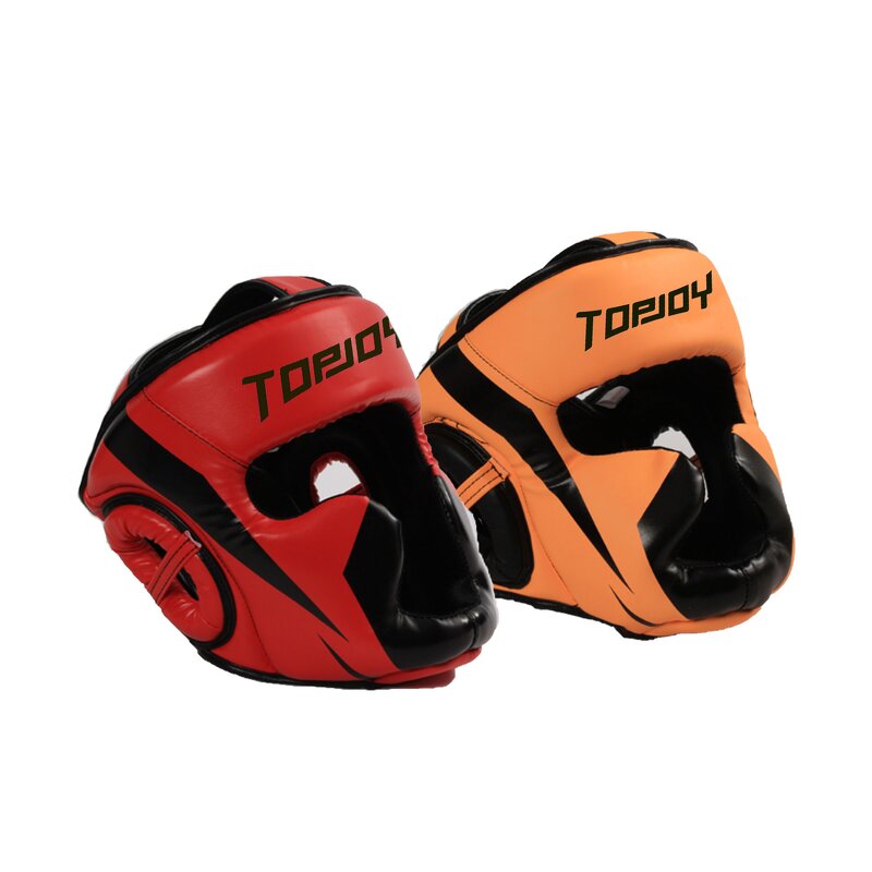 Boxing Head Guard Manufacturer - Black Adult Muay Thai Fighting Helmet