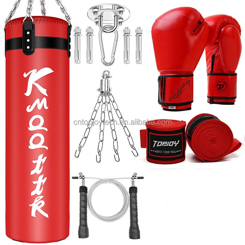 Boxing Equipment Kit Manufacturer - Professional Heavy Bag Combo Training Kit