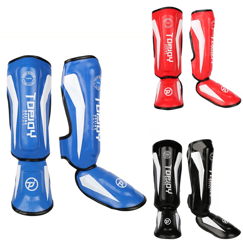 Boxing Shin Guards Manufacturer - High Quality Custom Logo Style PU Leather