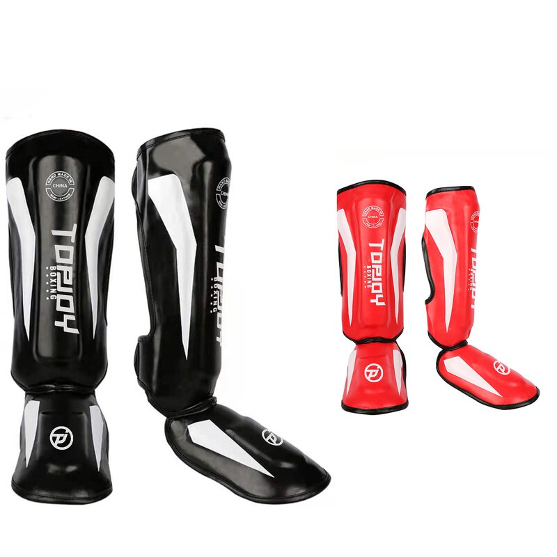Boxing Shin Guards Manufacturer - High Quality Custom Logo Style PU Leather