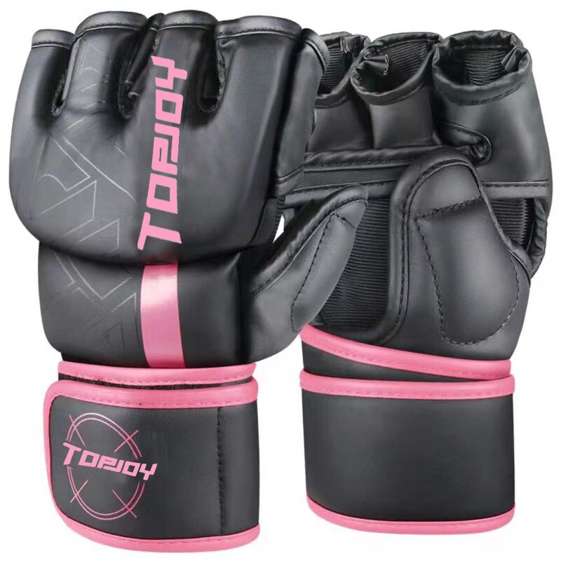 MMA Gloves Manufacturer - Hot Sale Comfort Endurance Half Finger High-end Leather