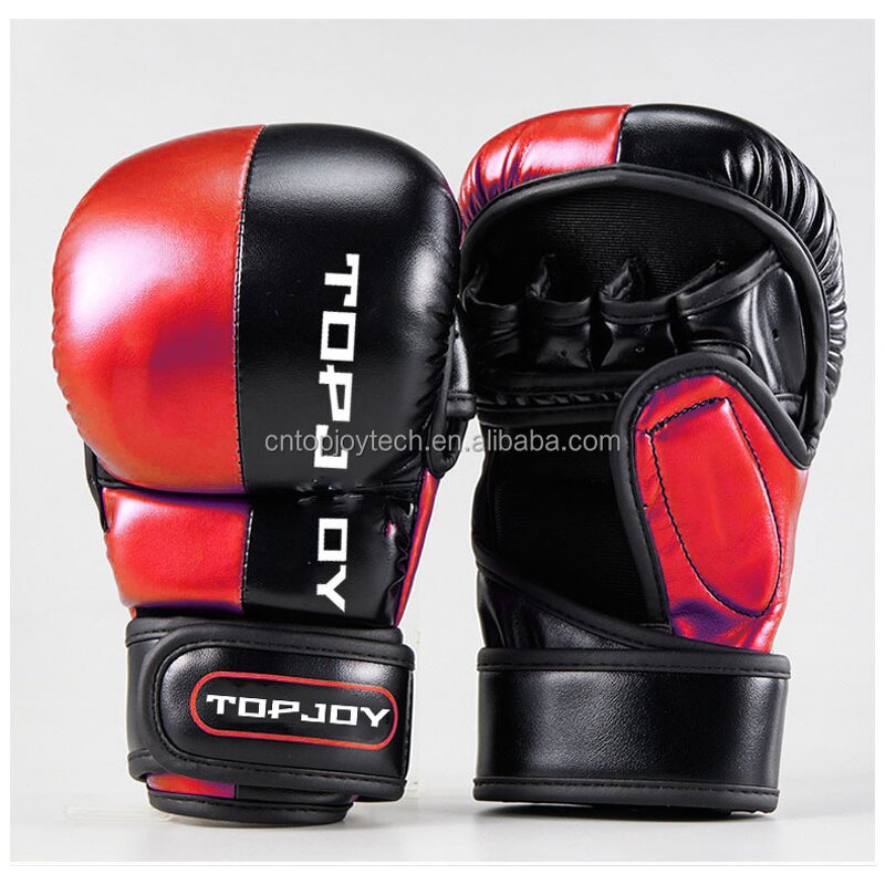 MMA Gloves Manufacturer - Wear Resistant Muay Thai Sparring Half Finger Custom Logo