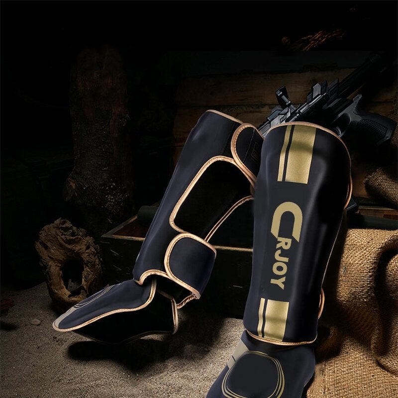 Boxing Shin Guards Manufacturer - Sanda Custom Logo Boxing Instep Guards Taekwondo