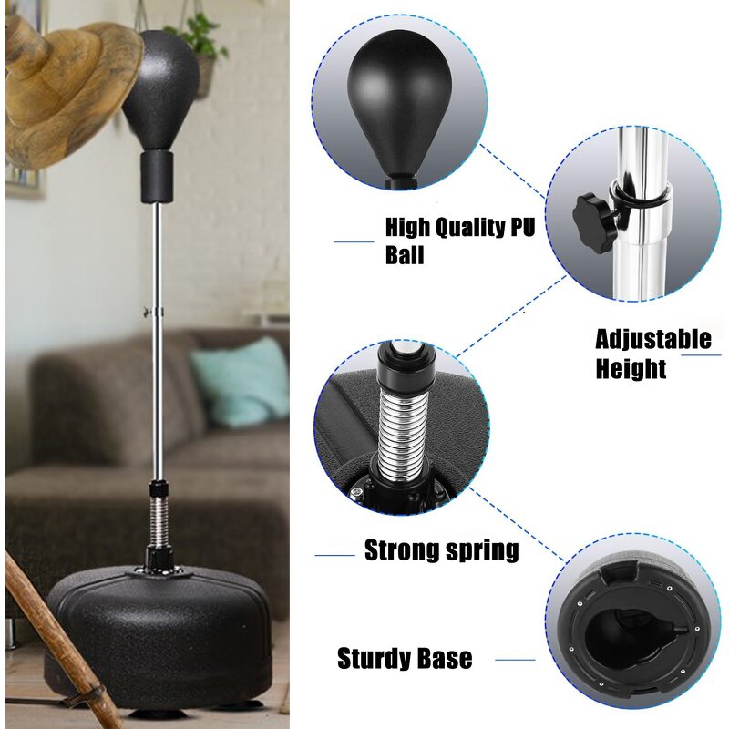 Boxing Punching Bag Manufacturer - Adjustable Sand Bags Freestanding Reflex Speed