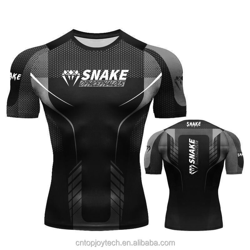 Boxing Rash Guard Manufacturer - Custom Logo Boxing Wear Vest and Short Men MMA