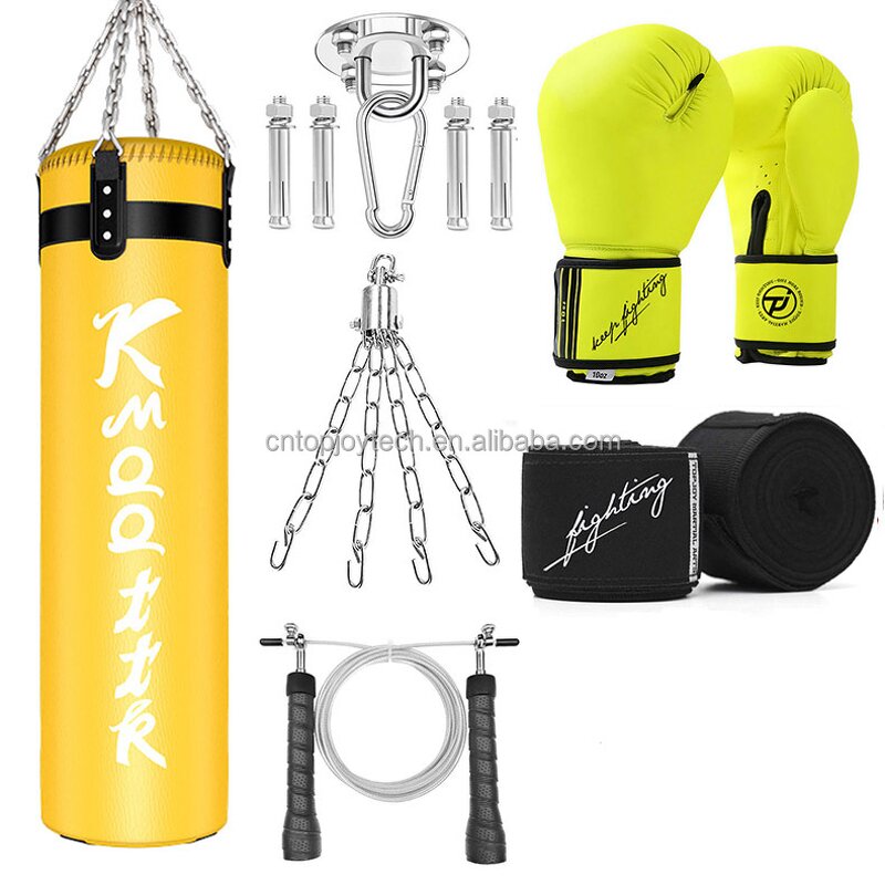 Boxing Equipment Kit Manufacturer - Professional Heavy Bag Combo Training Kit