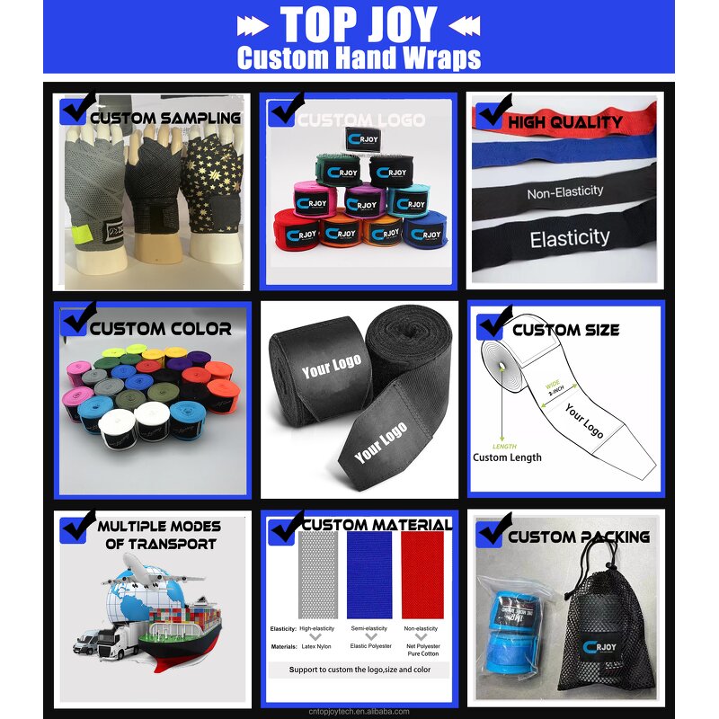 Boxing Hand Wraps Manufacturer - Advanced Comfort 4.5m 180inch Semi Elasticity