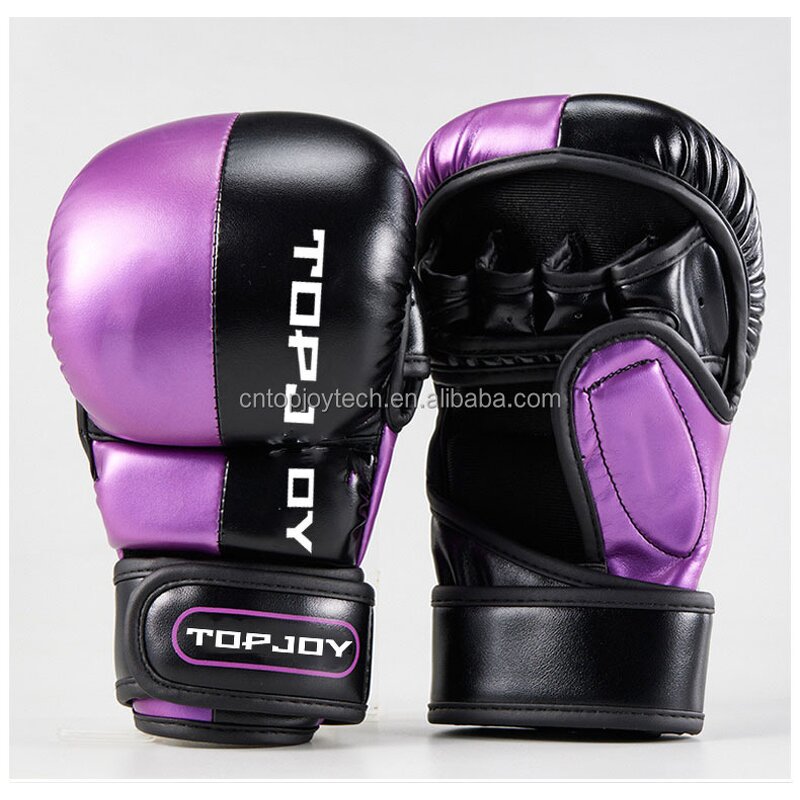 MMA Gloves Manufacturer - Wear Resistant Muay Thai Sparring Half Finger Custom Logo
