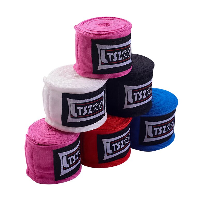 Boxing Hand Wraps Manufacturer - Custom Logo MMA Training Cotton Wrist Elastic