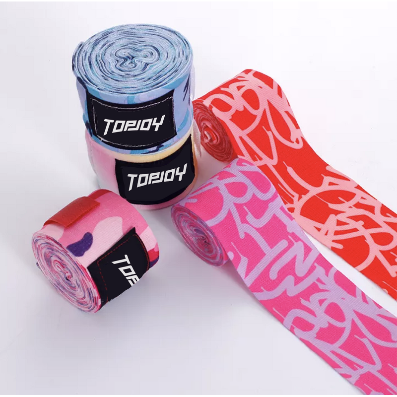 Boxing Hand Wraps Manufacturer - Custom logo Color Full Printing